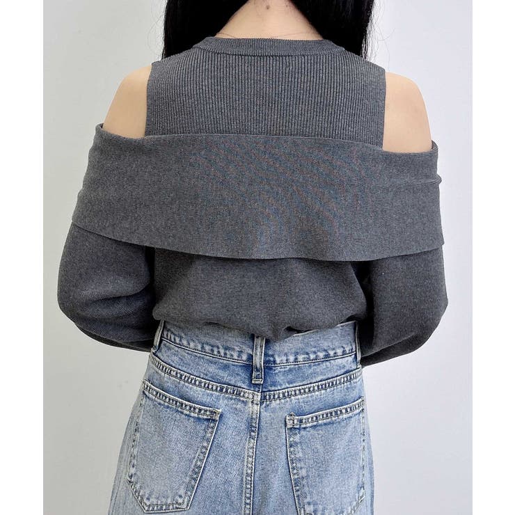 12G肩開きリボンニット | INGNI  | 詳細画像25 