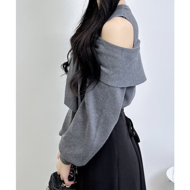 12G肩開きリボンニット | INGNI  | 詳細画像22 