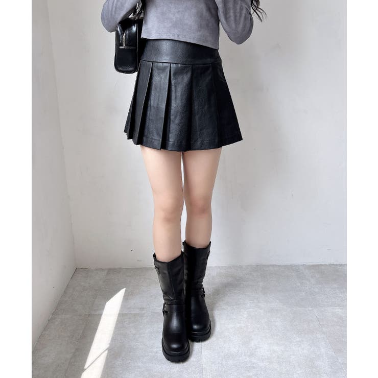 フェイクレザープリーツスカパン | INGNI  | 詳細画像5 