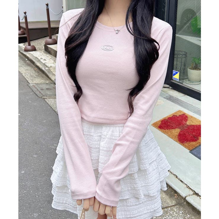 サイドレース胸ロゴロンT | INGNI  | 詳細画像2 