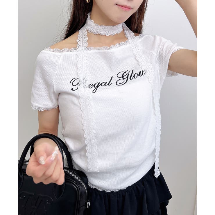 レースチョーカー付リブトップス | INGNI  | 詳細画像15 