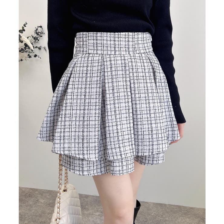 ツイードタックミニフレアスカート | INGNI  | 詳細画像10 