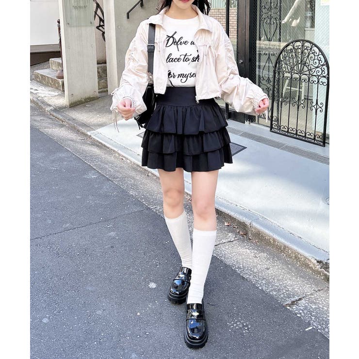 ドロストリボンナイロンブルゾン | INGNI  | 詳細画像11 