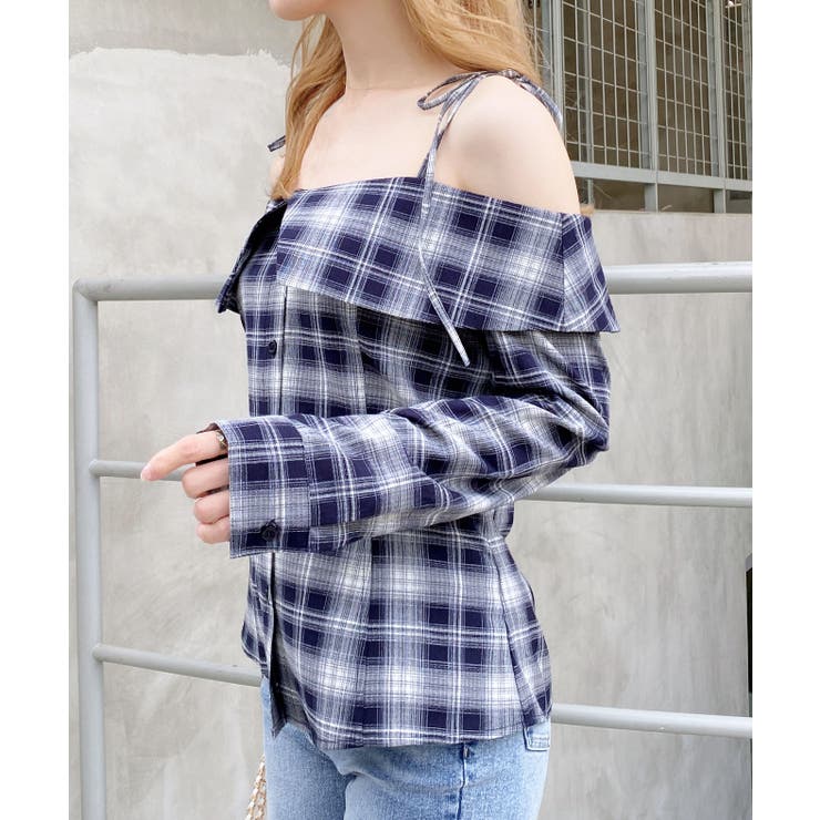 オフショルチェックシャツ | INGNI  | 詳細画像16 