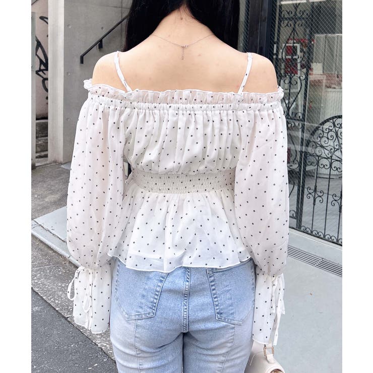 チュールオフショルブラウス | INGNI  | 詳細画像19 