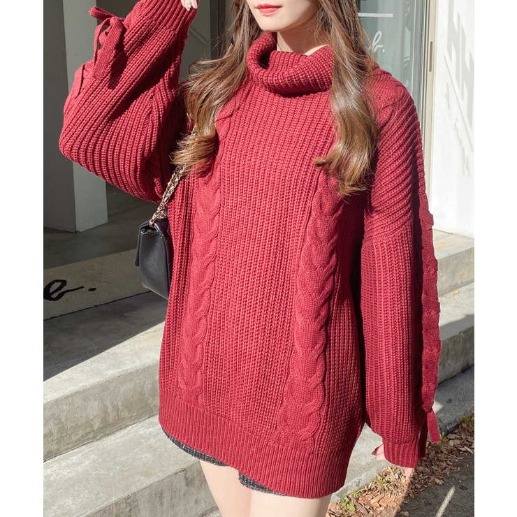 5Gタートルネックルーズチュニックニット | INGNI  | 詳細画像15 