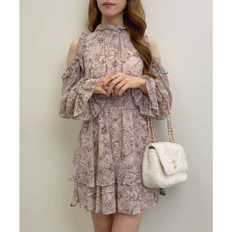 2Wayリボン肩あき花柄ワンピ | INGNI  | 詳細画像14 