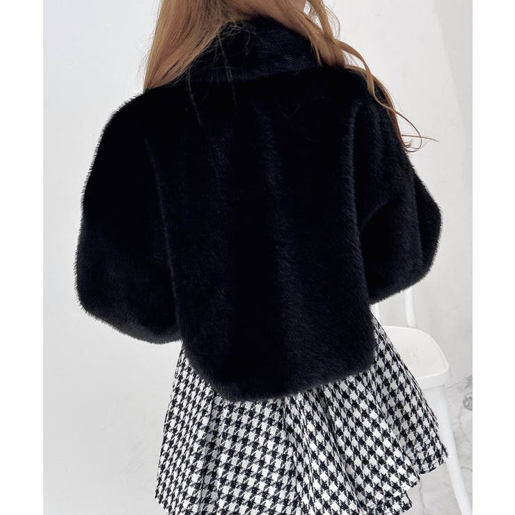 ビジュ釦ステンカラーエコファーブルゾン | INGNI  | 詳細画像16 