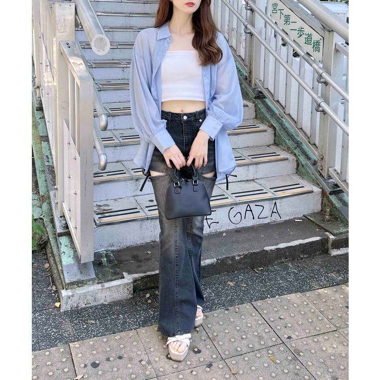 【WEB限定アイテム】シアービッグシャツ | INGNI  | 詳細画像25 