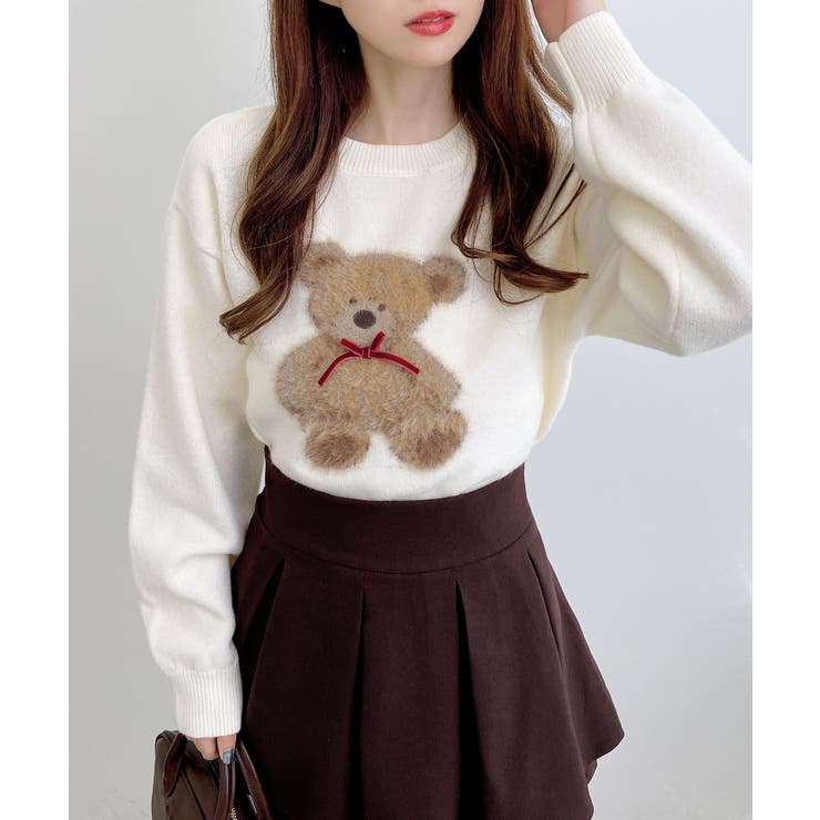 7Gもちもちフェザーベアニットプルオーバー | INGNI  | 詳細画像2 