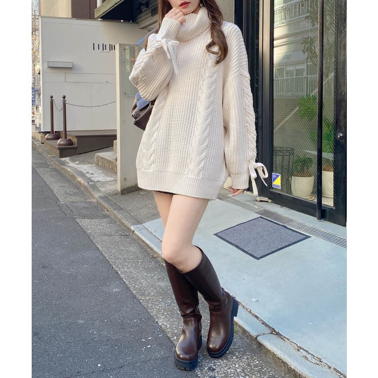 5Gタートルネックルーズチュニックニット | INGNI  | 詳細画像12 