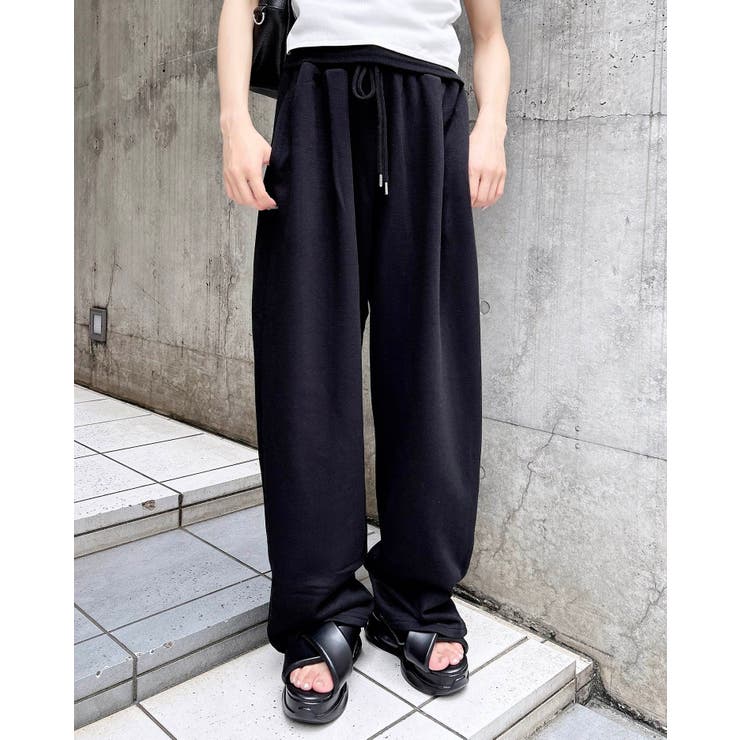 クロ | 【WEB限定アイテム】イージー裏毛パンツ | INGNI 