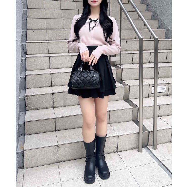 12Gフロントリボンリブ切替ニット | INGNI  | 詳細画像17 