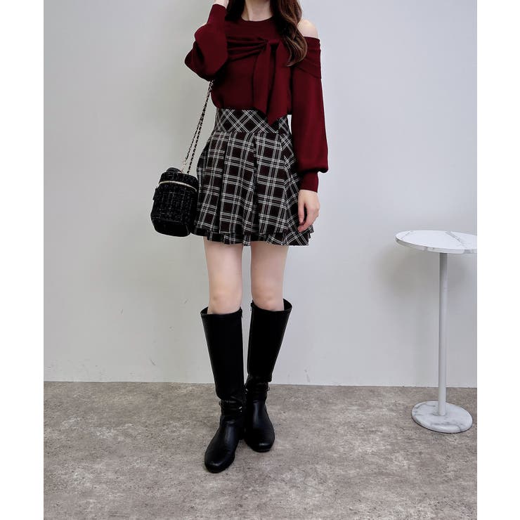 12G肩開きリボンニット | INGNI  | 詳細画像32 