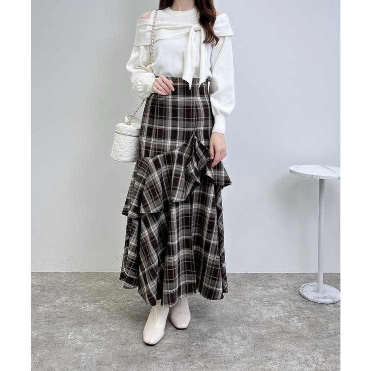 12G肩開きリボンニット | INGNI  | 詳細画像10 