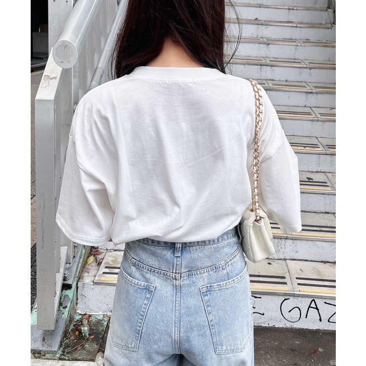 カラフル花刺繍Tシャツ | INGNI  | 詳細画像11 