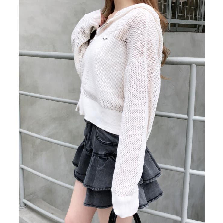 7Gメッシュニットパーカー | INGNI  | 詳細画像11 