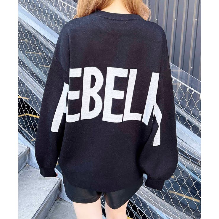 12G BackBIGロゴチュニックニット | INGNI  | 詳細画像7 