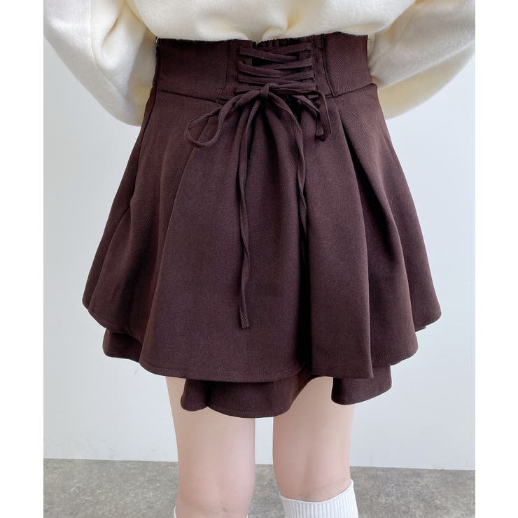 バックレースアップタックフレアスカート | INGNI  | 詳細画像13 