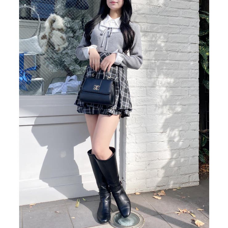 12G SHドッキングフロントリボンニット | INGNI  | 詳細画像13 