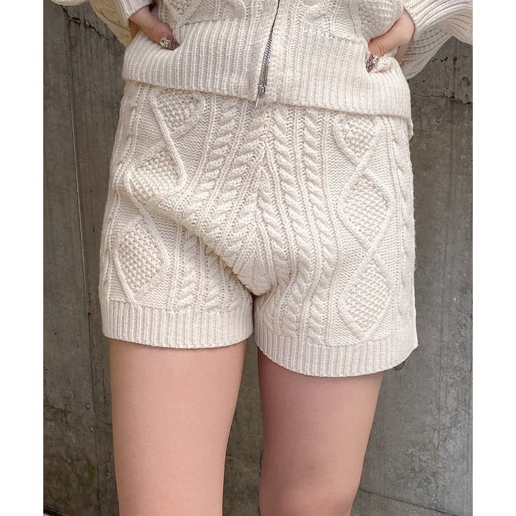 ケーブルニットショートパンツ | INGNI  | 詳細画像3 