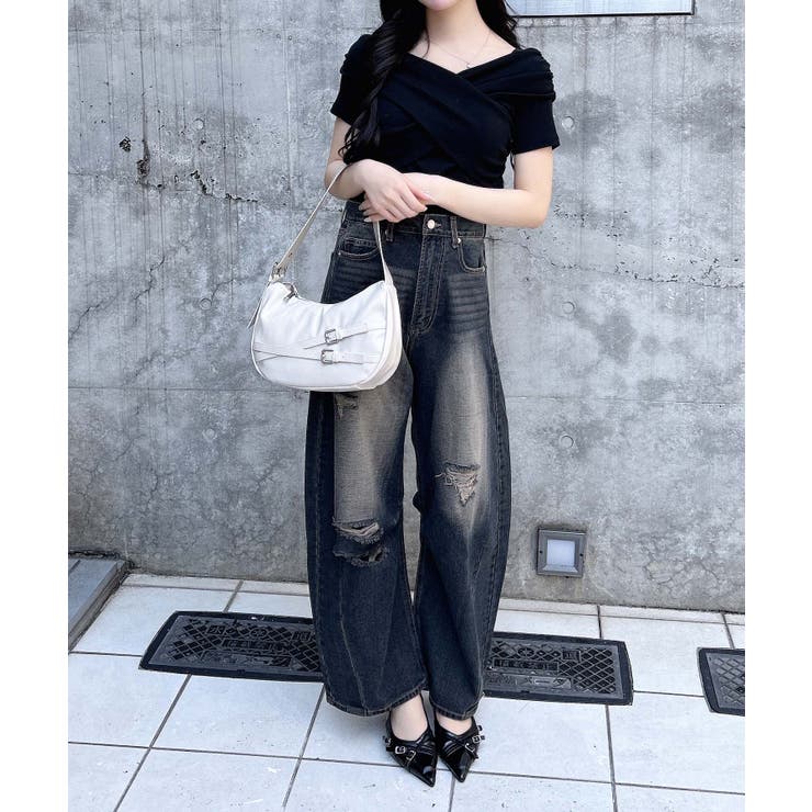 クロスオフショルトップス[品番：INGW0010726]｜INGNI （イング