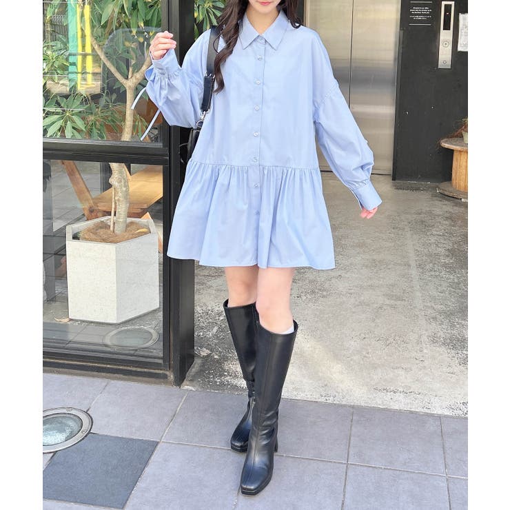 袖リボンティアードチュニックシャツワンピース | INGNI  | 詳細画像19 