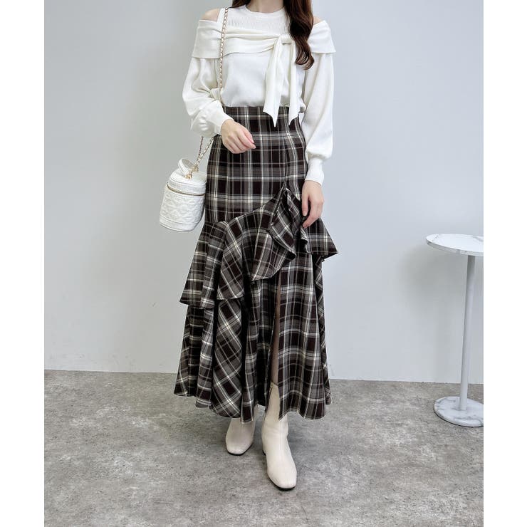 12G肩開きリボンニット | INGNI  | 詳細画像9 