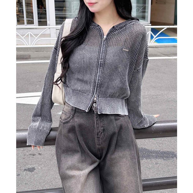 7Gメッシュニットパーカー | INGNI  | 詳細画像1 