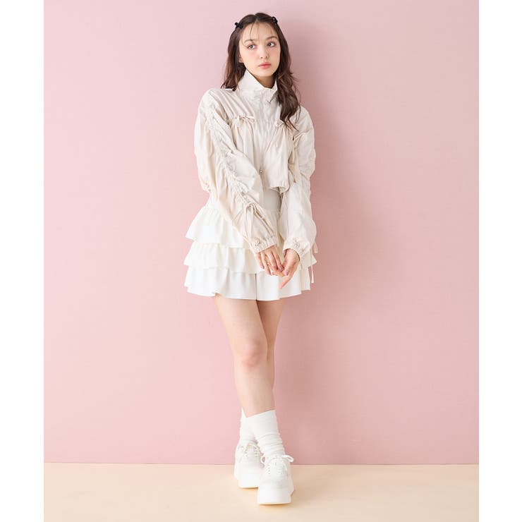 ドロストリボンナイロンブルゾン | INGNI  | 詳細画像2 