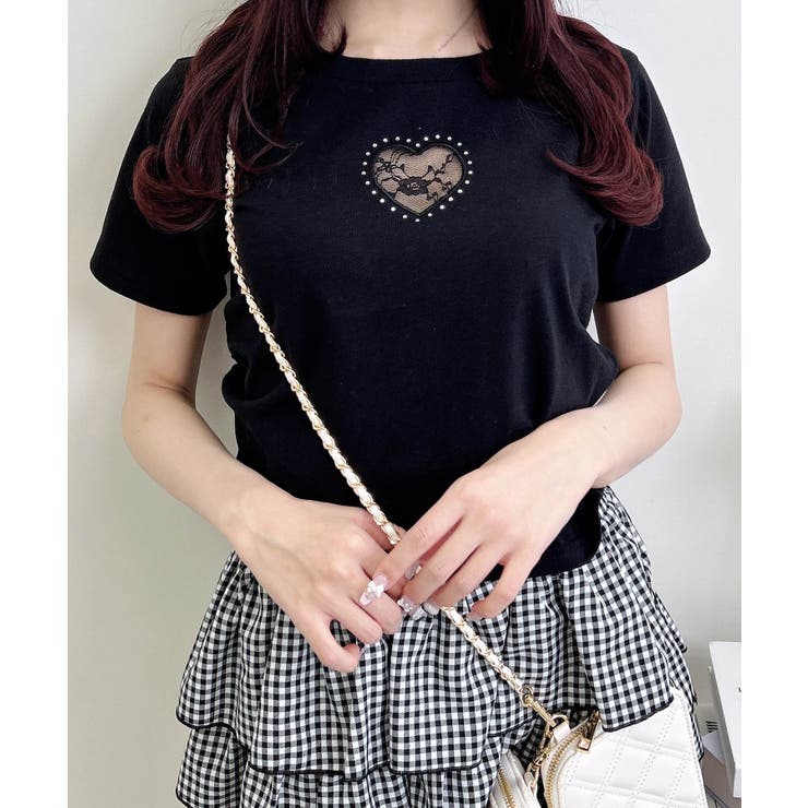 ハートレース抜きサイドギャザーT | INGNI  | 詳細画像16 