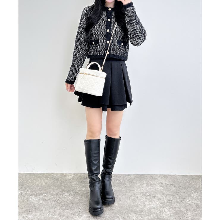 5Gフェザーツイードニットカーディガン | INGNI  | 詳細画像8 