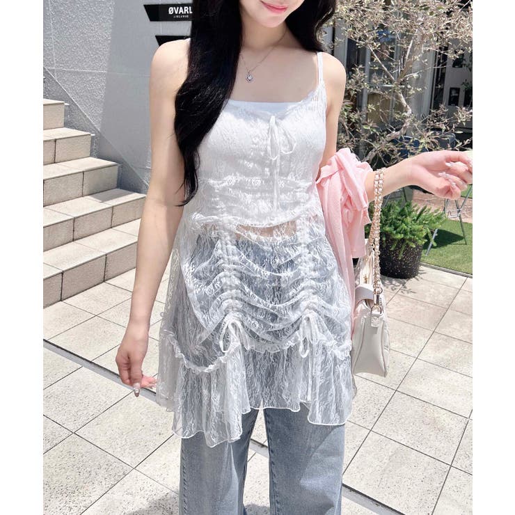 レースドロストキャミチュニック | INGNI  | 詳細画像1 