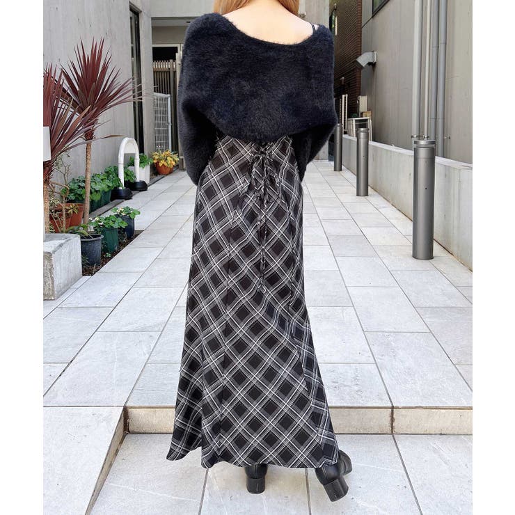 7Gデコルテオープンニットボレロ+マーメイドワンピ | INGNI  | 詳細画像14 