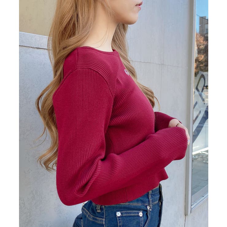 12Gメタルプリントリブニット | INGNI  | 詳細画像16 