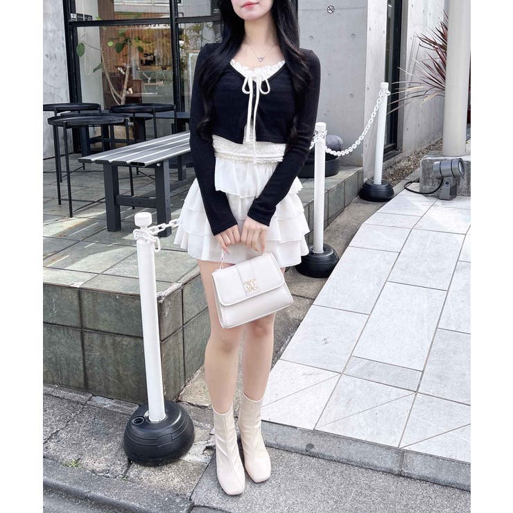 レースレイヤードカーデTOPs | INGNI  | 詳細画像12 