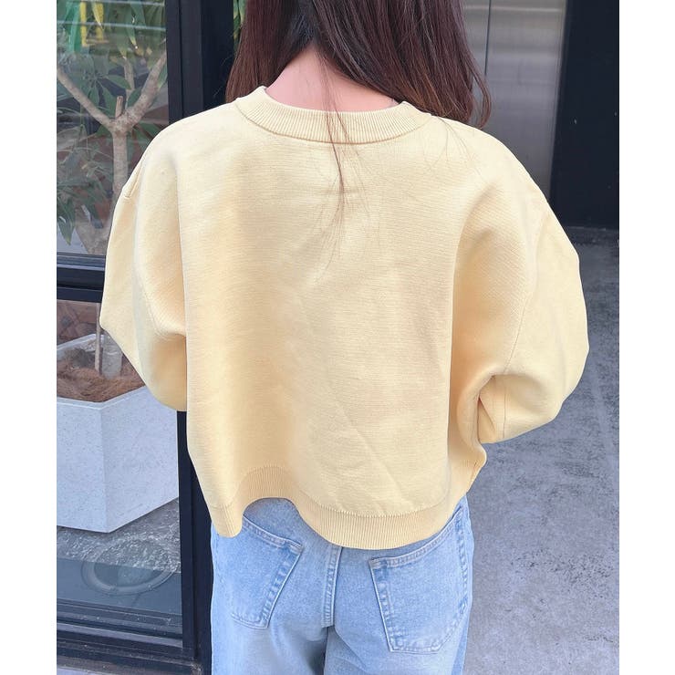 ショート丈スポンディッシュニットカーディガン | INGNI  | 詳細画像19 