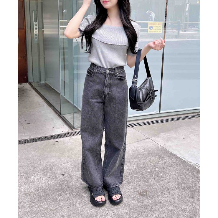 【WEB限定】オフショル半袖ニット | INGNI  | 詳細画像13 