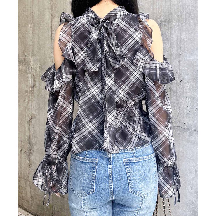 2Wayリボン肩あきフリルブラウス | INGNI  | 詳細画像6 