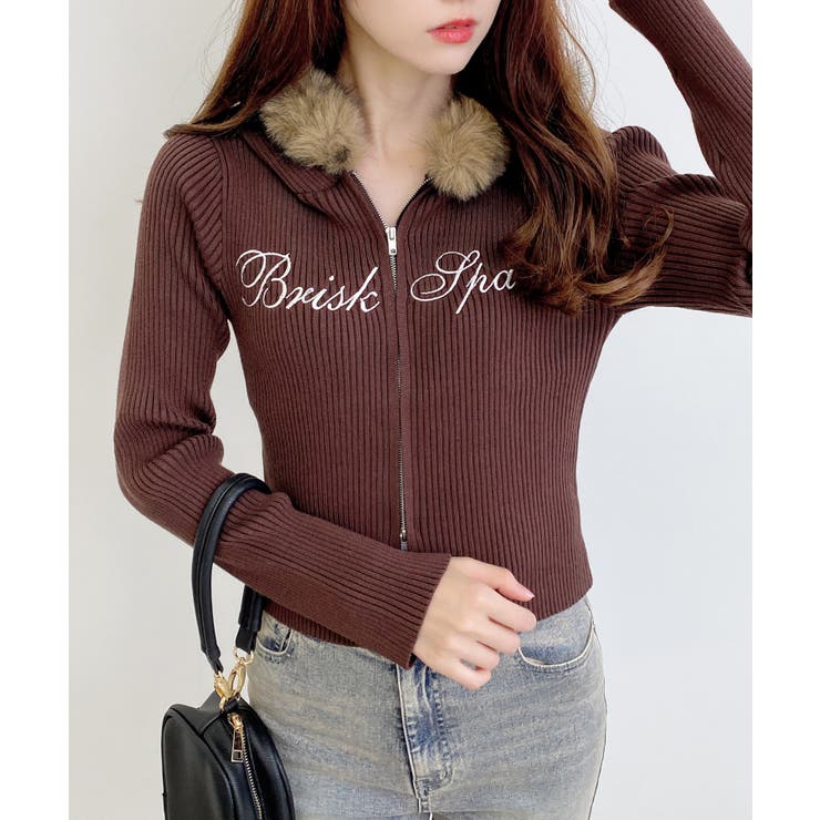 12Gファー付ニットパーカー | INGNI  | 詳細画像12 