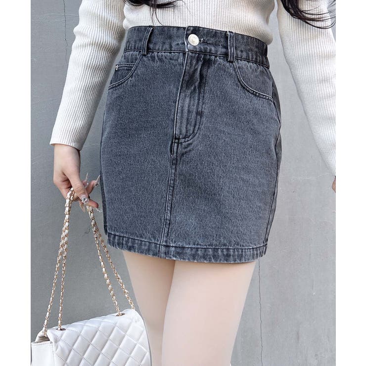 Backリボンデニムタイトミニスカート | INGNI  | 詳細画像11 