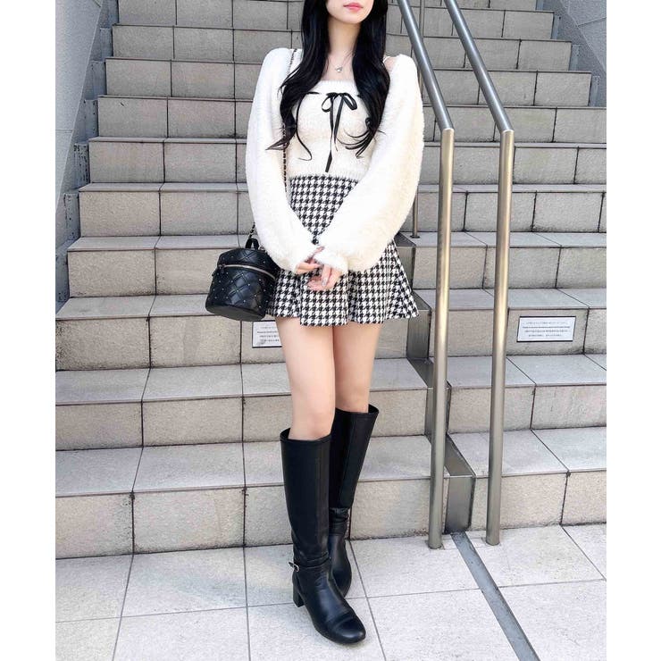 7Gフェザーボレロニット+ベアキャミセット | INGNI  | 詳細画像4 