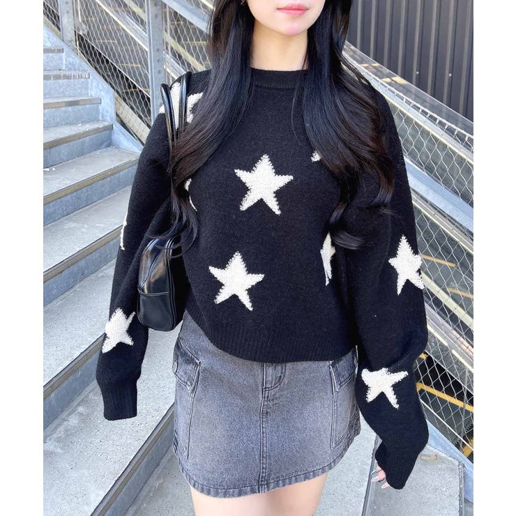 7G星柄ループJQニット | INGNI  | 詳細画像7 