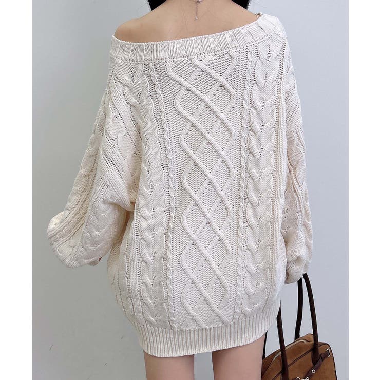 3G 2WAYケーブルルーズチュニックニット | INGNI  | 詳細画像6 