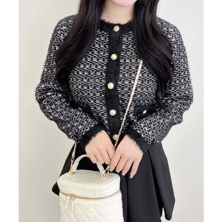 5Gフェザーツイードニットカーディガン | INGNI  | 詳細画像5 