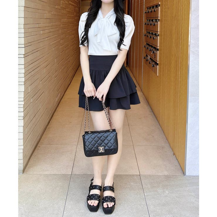 【WEB限定】シアーボウタイ半袖ニット | INGNI  | 詳細画像9 