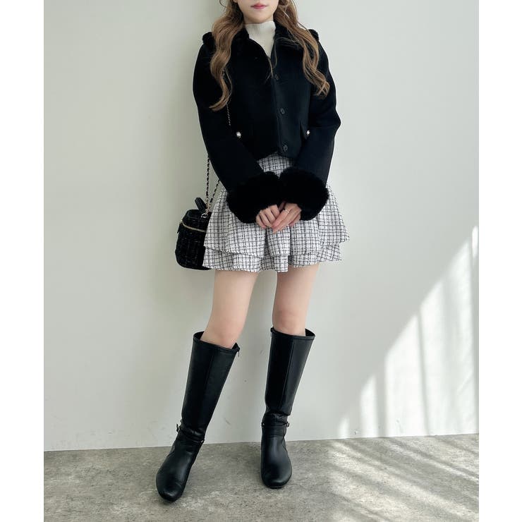 4wayビジューボタンショートコート | INGNI  | 詳細画像21 