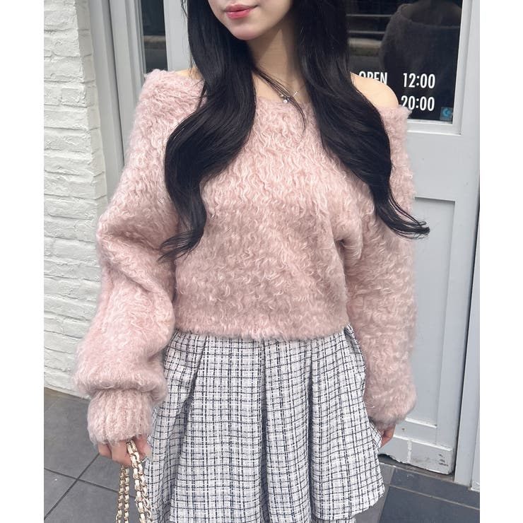 5G 2WAYショート丈カールシャギーニット | INGNI  | 詳細画像20 