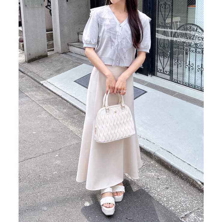 チュールフリル半袖ニットカーディガン | INGNI  | 詳細画像15 