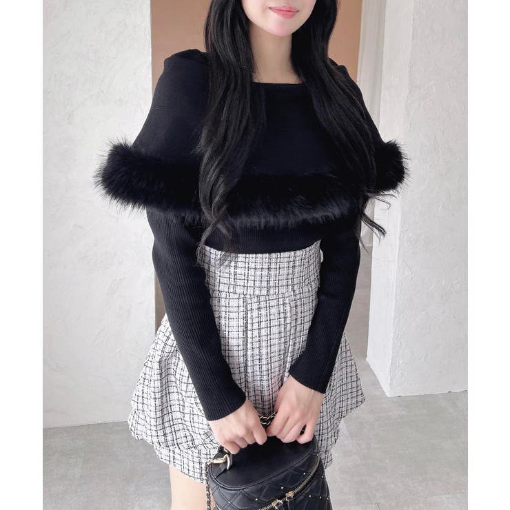 12Gファー付ケープニット | INGNI  | 詳細画像15 